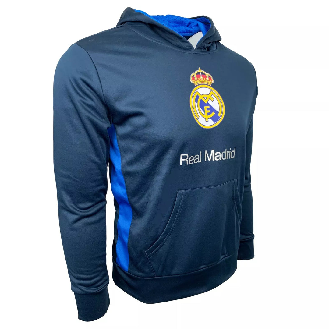 Official Real Madrid HKY Sportswear Hooded Sweatshirt - Crest &amp; Team Name image 2