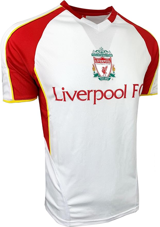 Official Liverpool FC White Crest Jersey - Icon Sports image 2