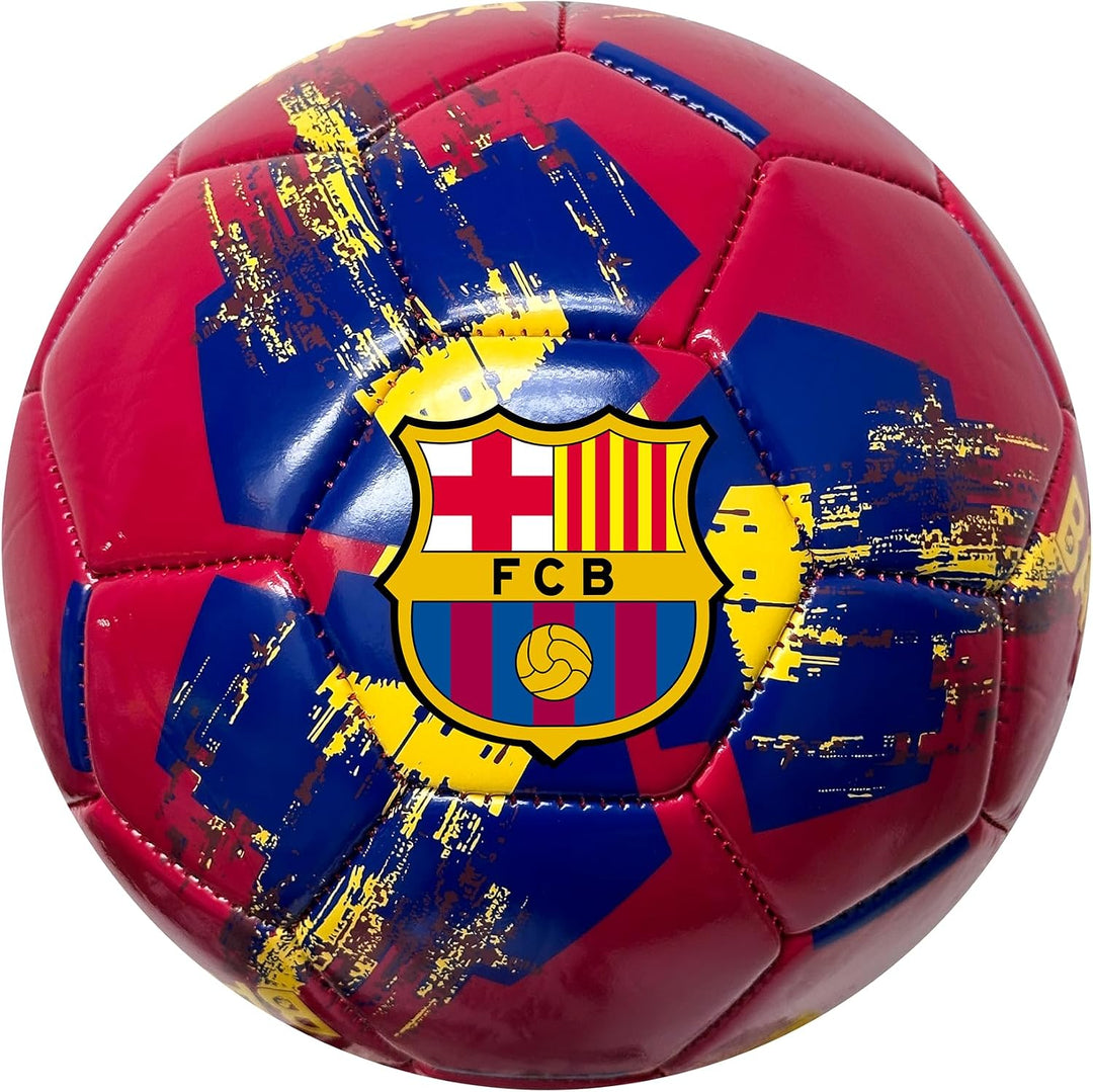 Official FC Barcelona Soccer Ball - Red &amp; Blue - Icon Sports
