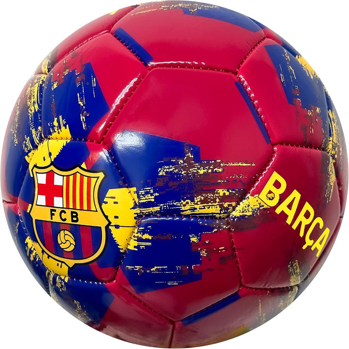 Official FC Barcelona Soccer Ball - Red &amp; Blue - Icon Sports