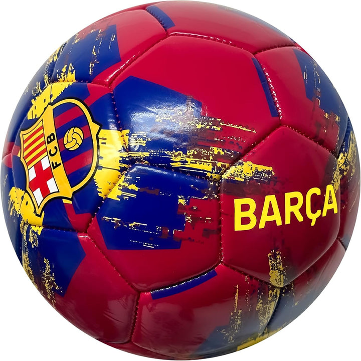 Official FC Barcelona Soccer Ball - Red &amp; Blue - Icon Sports