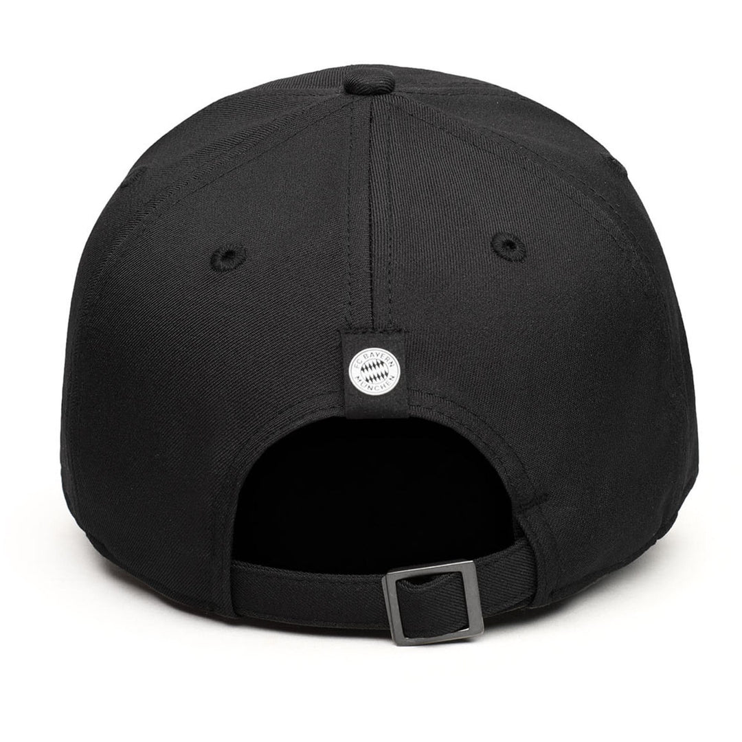 Fan Ink FC Bayern Munich Hit Adjustable Hat | Black &amp; White Bundesliga Soccer Cap