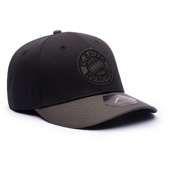 Fan Ink FC Bayern Munich Shadow Adjustable Hat | Black Tonal Bundesliga Soccer Cap