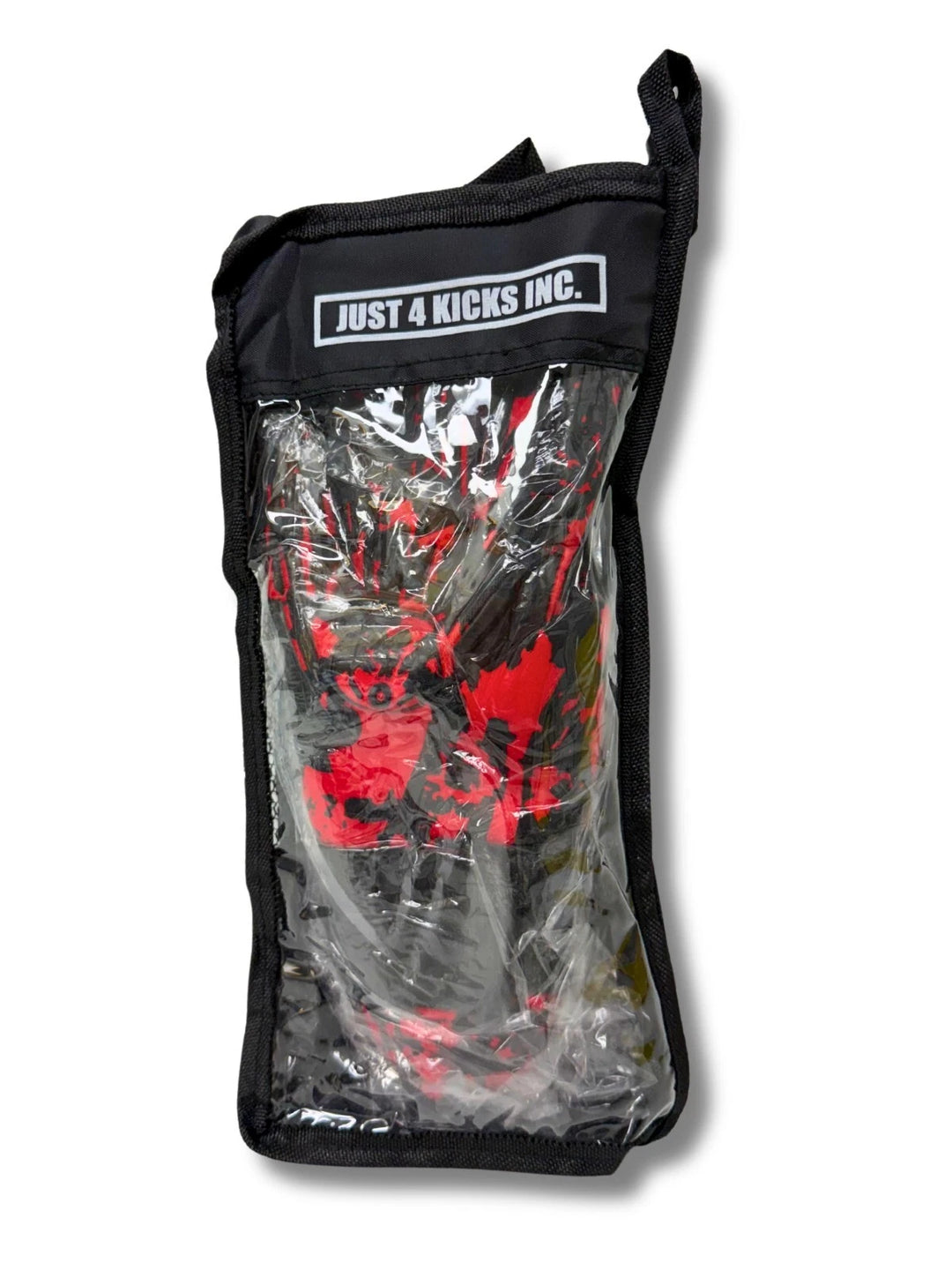 Just 4 Kicks Ultra Grip Goalie Gloves - Black &amp; Red image 5