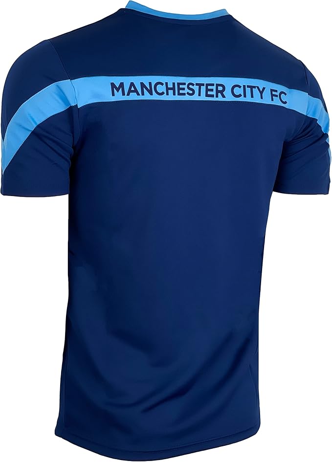 Official Manchester City Navy Crest Jersey - Icon Sports image 3