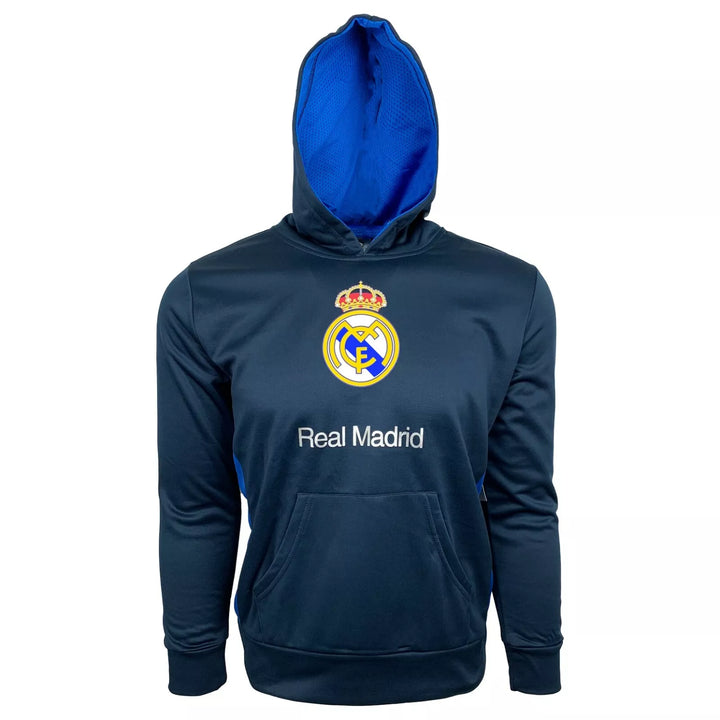 Official Real Madrid HKY Sportswear Hooded Sweatshirt - Crest &amp; Team Name image 3