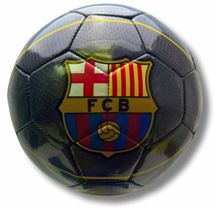 Official FC Barcelona Crest Soccer Ball (Size 5) - "FCBARCELONA" Text Edition image 1