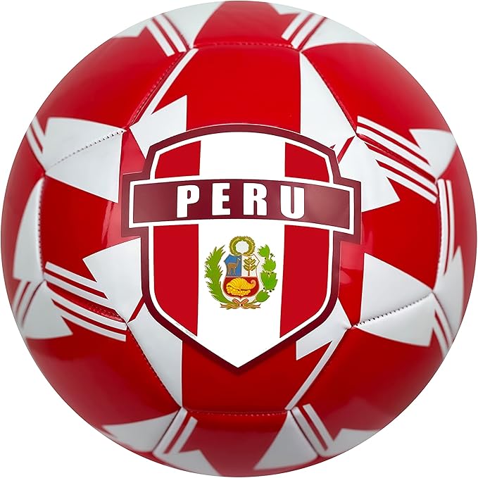 Official Peru National Team Crest Soccer Ball image 0