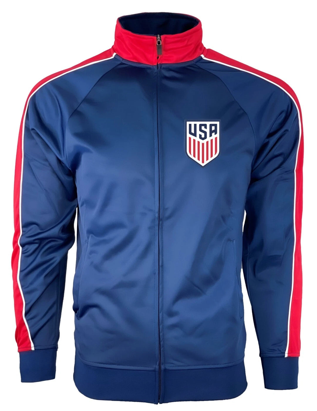 U.S. Soccer Federation Shoulder Stripe Track Jacket - Official Icon Sports image 0
