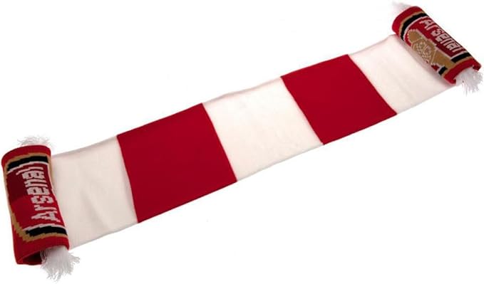 Arsenal FC Woven Bar Scarf - Official Fan Scarf image 1