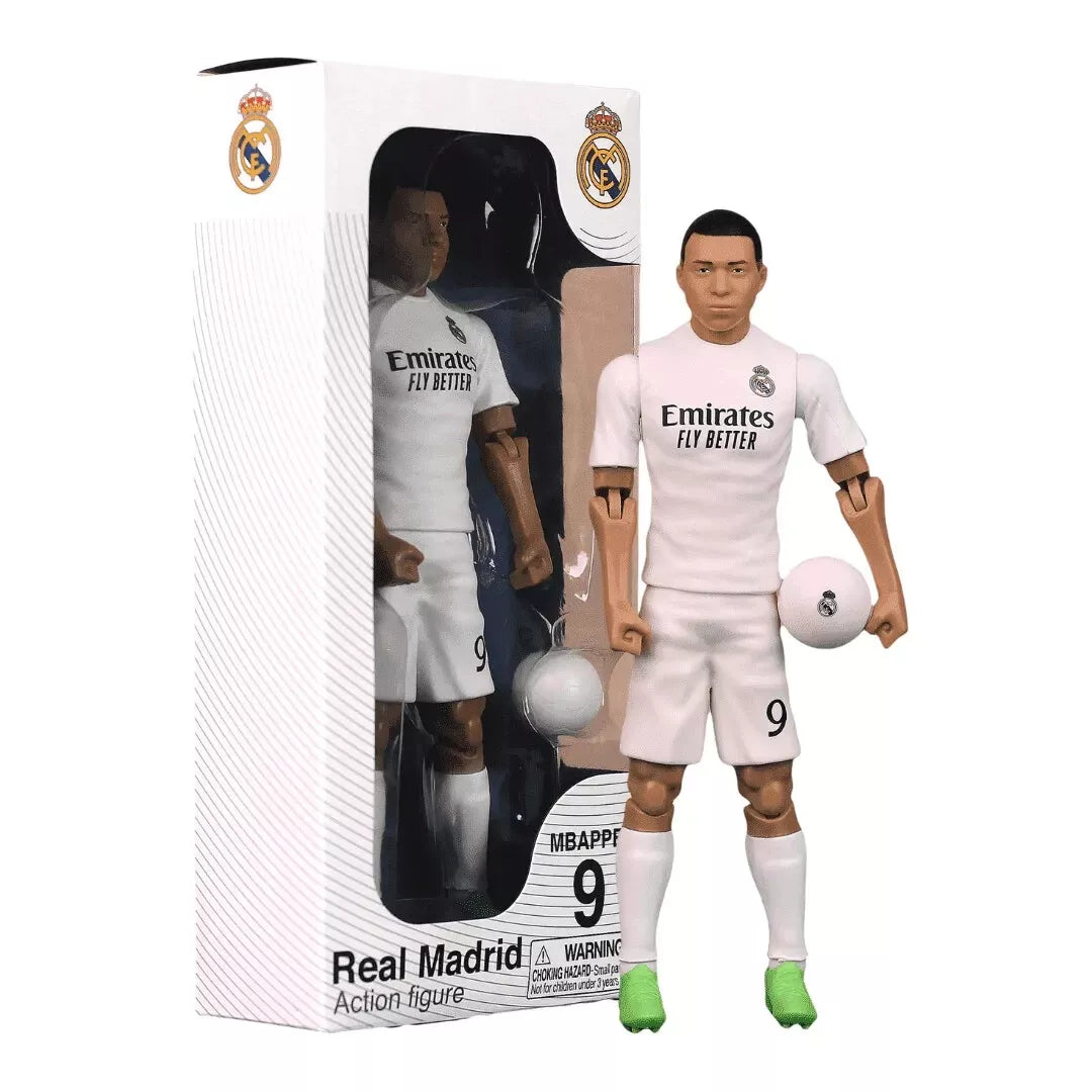 Official Banbo Toys Kylian Mbappé #9 Real Madrid 8" Figure image 0