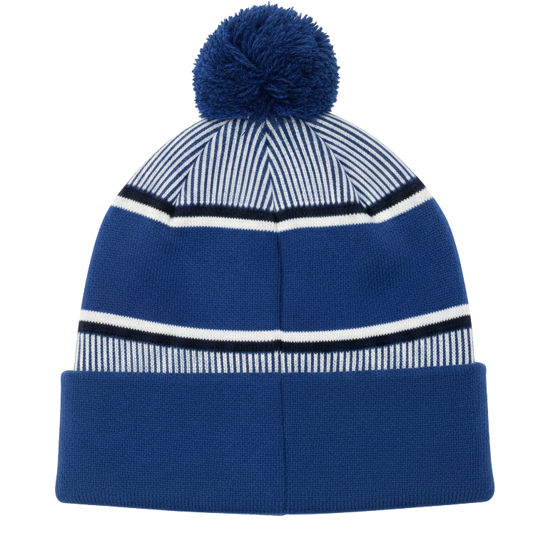 Icon Sports Chelsea FC Official Beanie | Blue EPL Pom Pom Winter Knit Hat OSFM