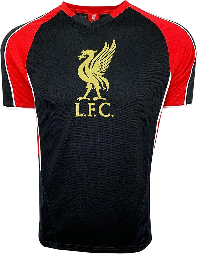 Official Liverpool FC Black & Gold Jersey - Icon Sports image 0