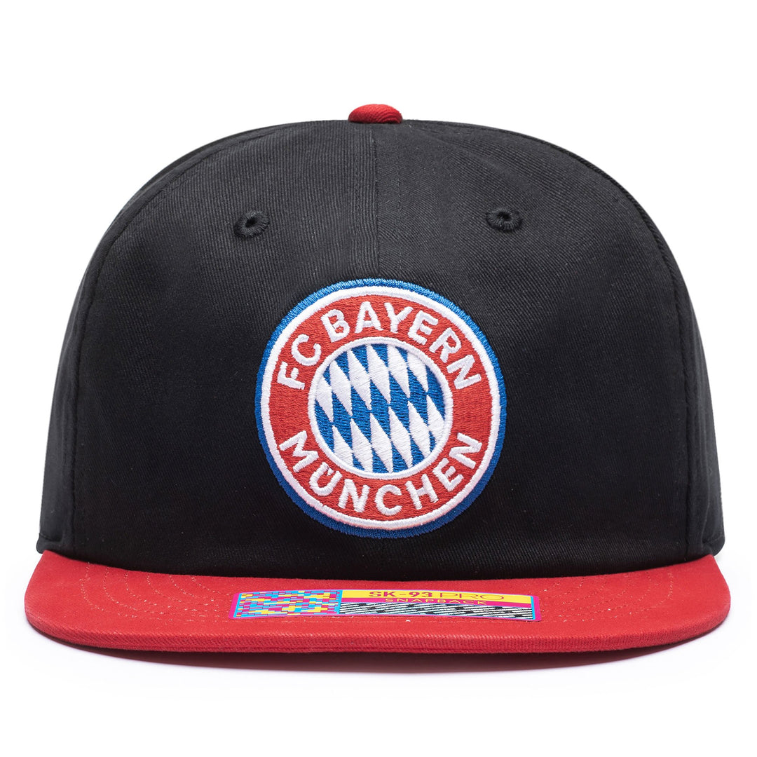 Fan Ink FC Bayern Munich Swingman Snapback Hat | Red &amp; Black Bundesliga Soccer Cap