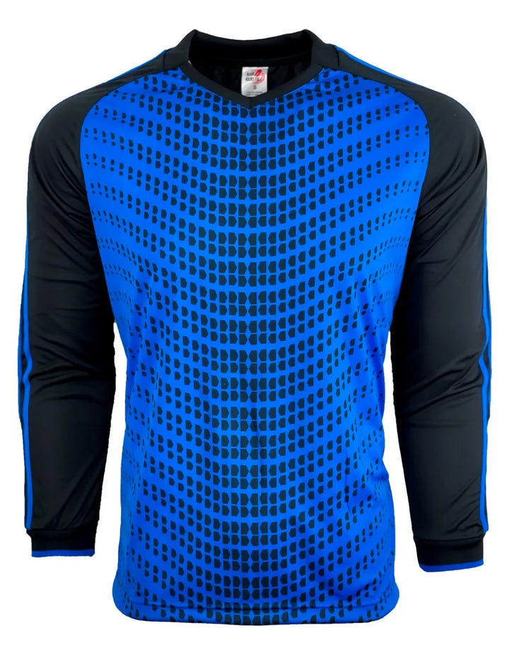 Wave Design Soccer Goalie Jersey - Padded Protection - Just 4 Kicks image 0