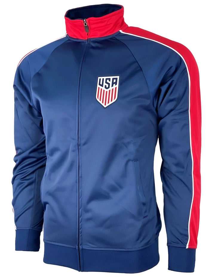 U.S. Soccer Federation Shoulder Stripe Track Jacket - Official Icon Sports image 1