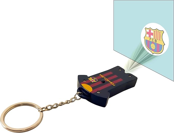Official FC Barcelona Crest Projector Flashlight Keychain - Unifan image 3