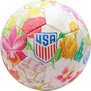 Official US Soccer Floral Soccer Ball (Size 5) image 0