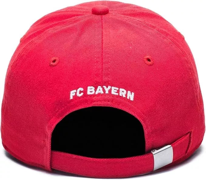 FC Bayern München Official Licensed Crest Hat - Adjustable Red image 3