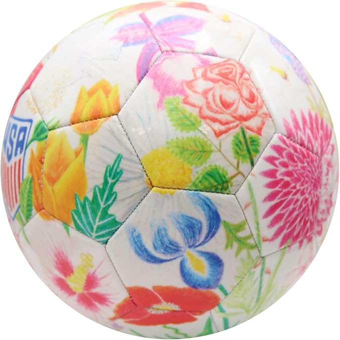 Official US Soccer Floral Soccer Ball (Size 5) image 4