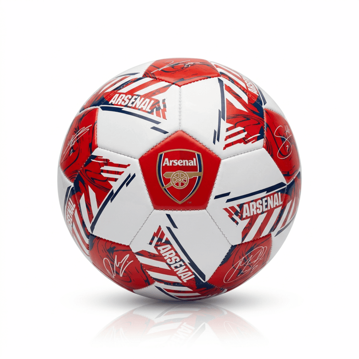 Hy-Pro Arsenal FC Soccer Gift Set Size 4 Ball Water Bottle Pump Football Red