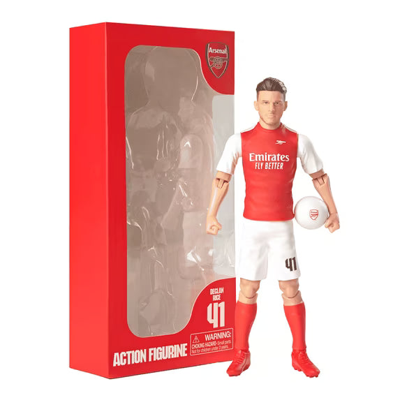 Banbo Toys Declan Rice Arsenal Action Figure | 8" Sockers EPL Collectible