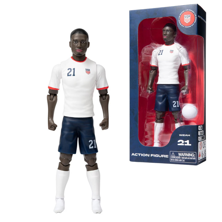 Sockers USMNT Tim Weah 8-Inch Collectible Soccer Action Figure