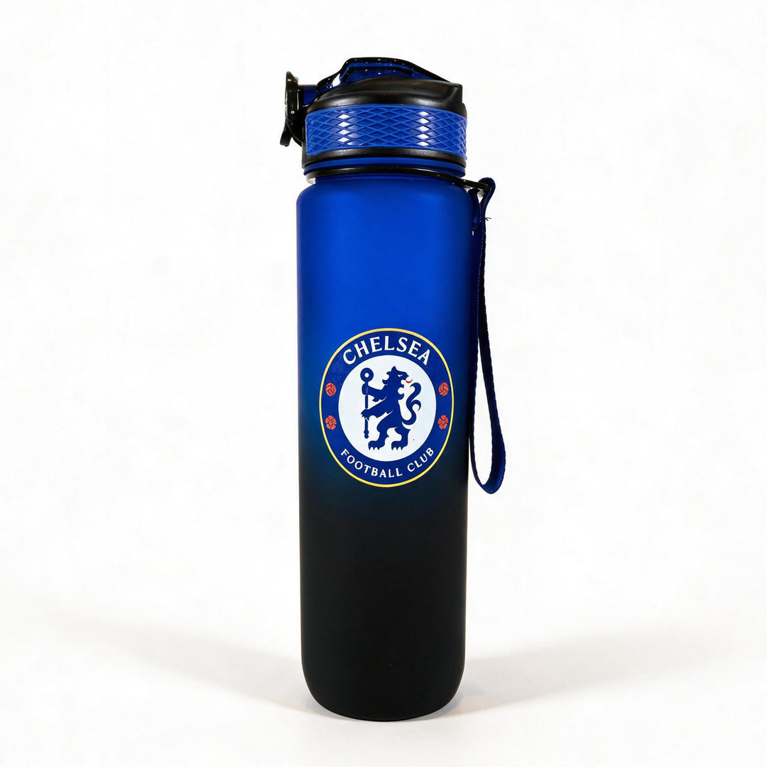 Hy-Pro Chelsea FC Water Bottle Straw Large Sports Drink Jug Blue 1000ml