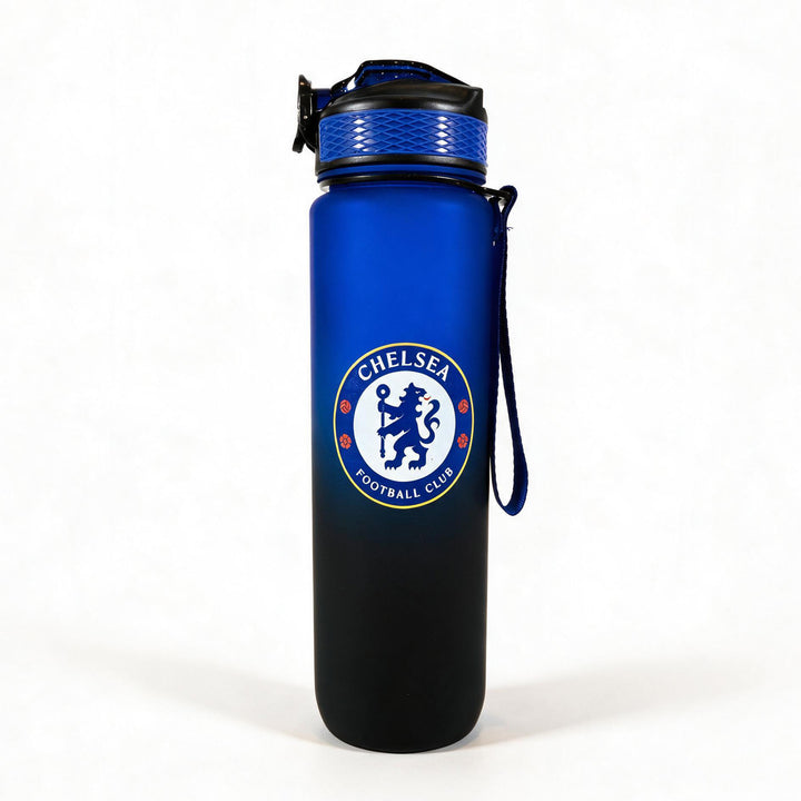 Hy-Pro Chelsea FC Water Bottle Straw Large Sports Drink Jug Blue 1000ml