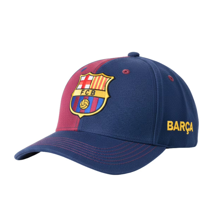 Official FC Barcelona Baseball Cap | Adjustable Blue &amp; Red Barça La Liga Hat