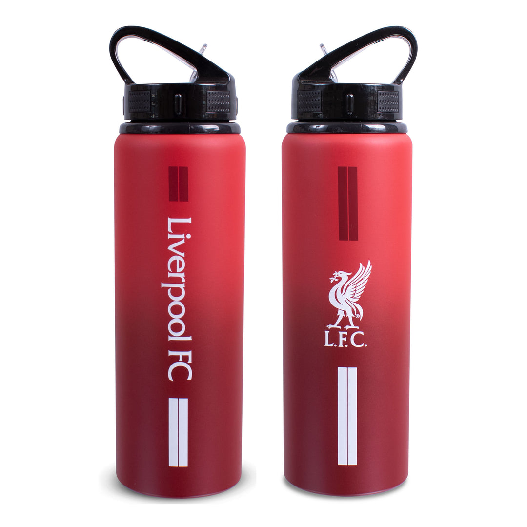 Hy-Pro Liverpool FC Stainless Steel Water Bottle Red Fade Straw Jug 750ml