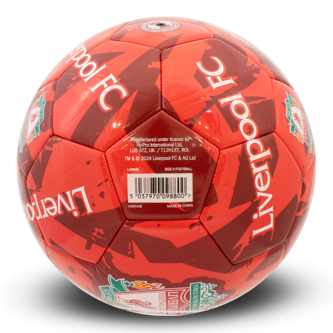 Hy-Pro Liverpool FC Graffiti Soccer Ball Red Size 4 5 Training Football