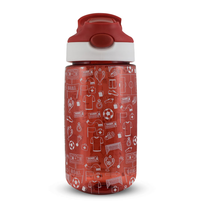 Hy-Pro Liverpool FC Kids Water Bottle Red 480ml Flip Straw Sports Drink Jug LFC