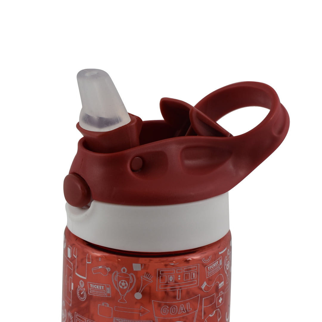 Hy-Pro Liverpool FC Kids Water Bottle Red 480ml Flip Straw Sports Drink Jug LFC