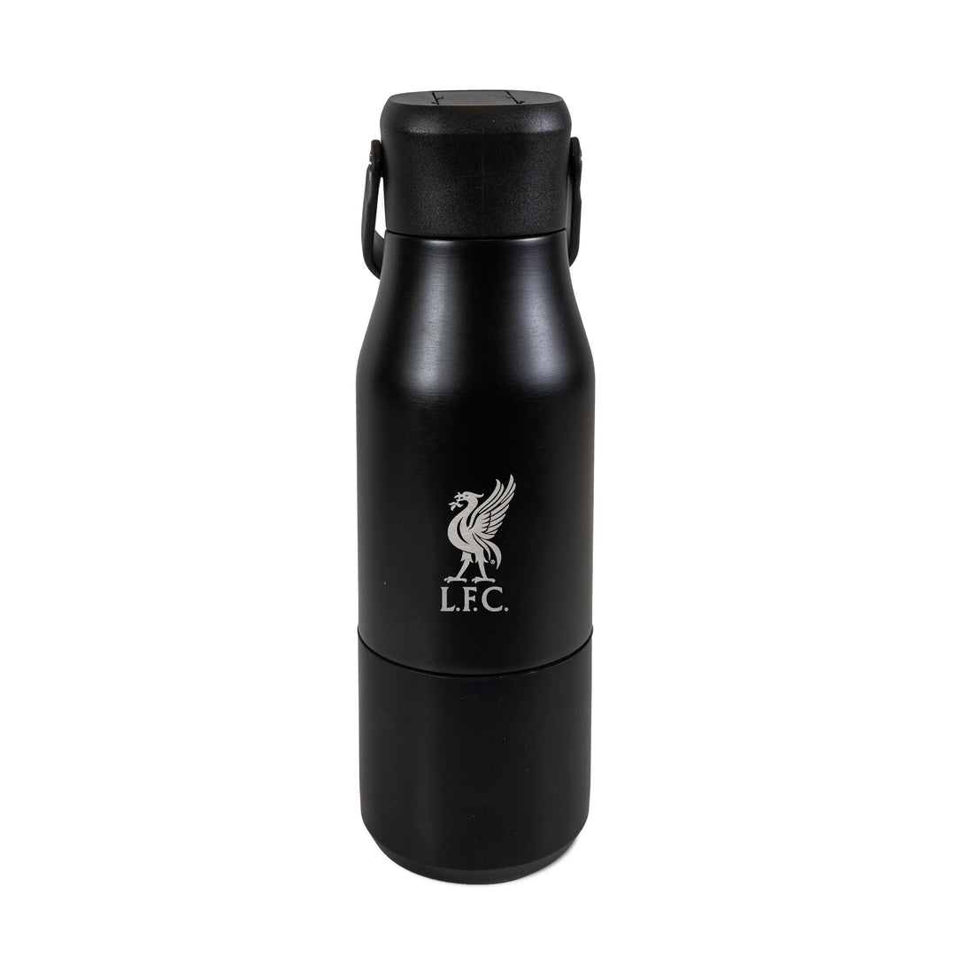 Hy-Pro Liverpool FC Stainless Steel Water Bottle Black Handle Straw Jug 620ml