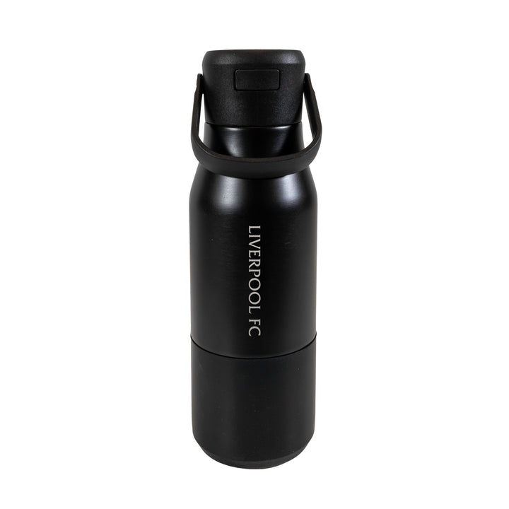 Hy-Pro Liverpool FC Stainless Steel Water Bottle Black Handle Straw Jug 620ml