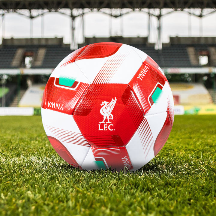 Hy-Pro Liverpool FC Drift Soccer Ball Red White Size 4 5 Training Football