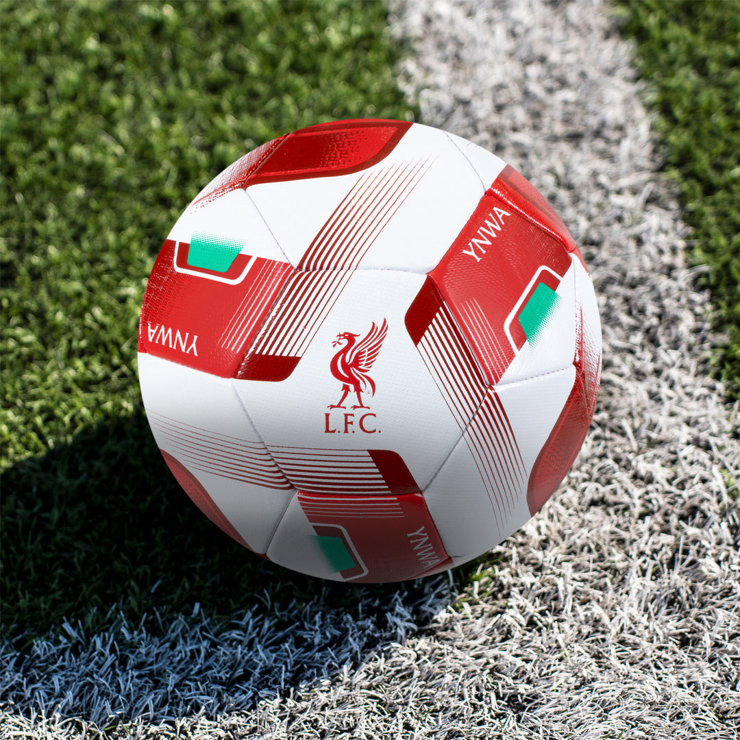 Hy-Pro Liverpool FC Drift Soccer Ball Red White Size 4 5 Training Football