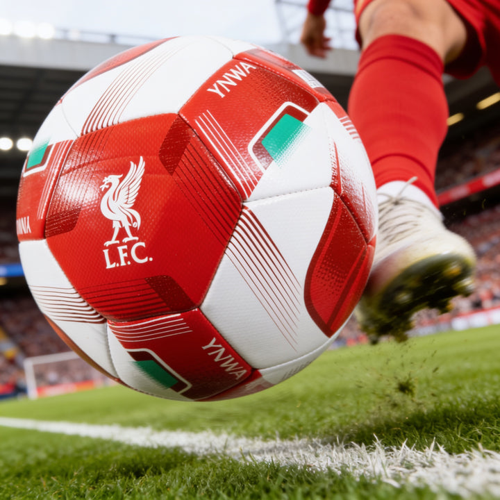 Hy-Pro Liverpool FC Drift Soccer Ball Red White Size 4 5 Training Football