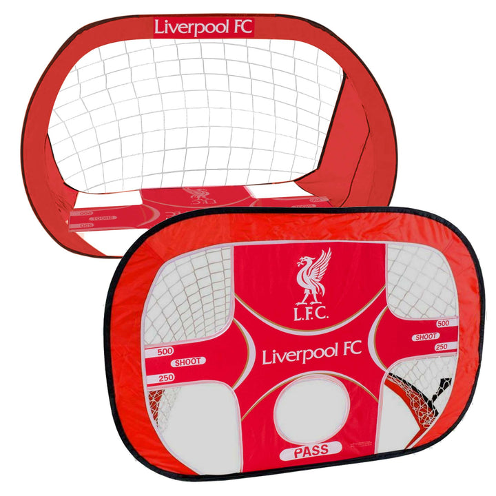 Hy-Pro Liverpool FC 2 in 1 Pop Up Soccer Target Goal Portable Net Carry Bag