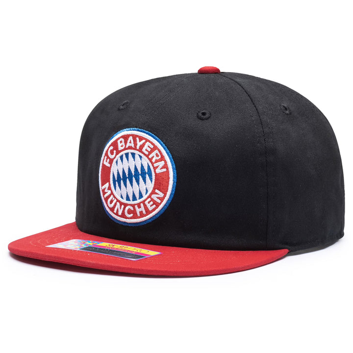 Fan Ink FC Bayern Munich Swingman Snapback Hat | Red &amp; Black Bundesliga Soccer Cap