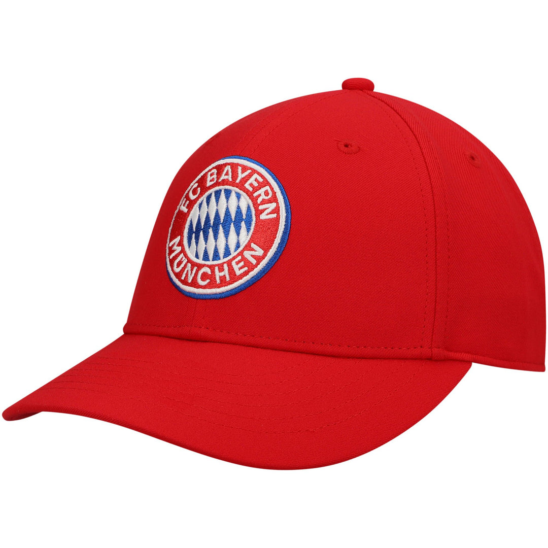Fan Ink FC Bayern Munich Red Standard Adjustable Hat | Bundesliga Soccer Cap