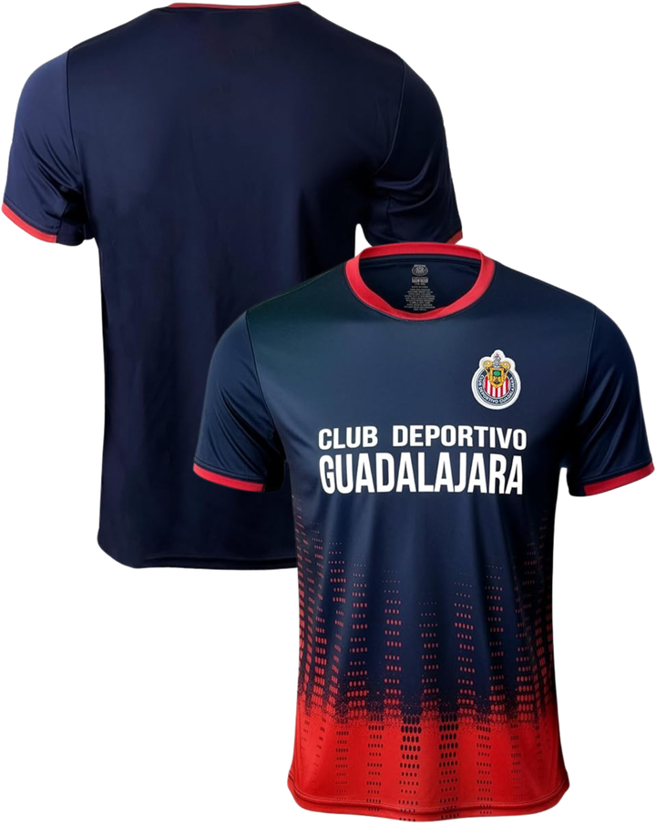 Official Chivas Guadalajara Soccer Jersey | Navy &amp; Red Adult Liga MX Shirt