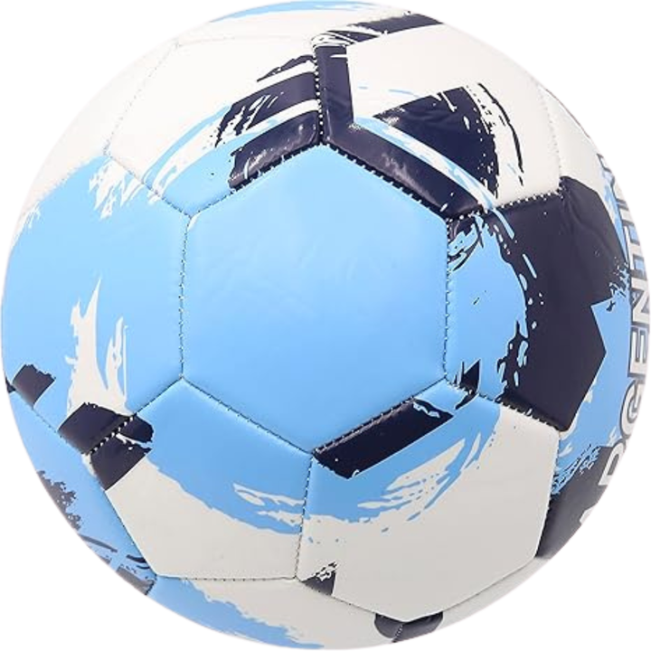 Icon Sports Argentina Soccer Ball Size 5 | Blue &amp; White Flag Brushstroke PVC