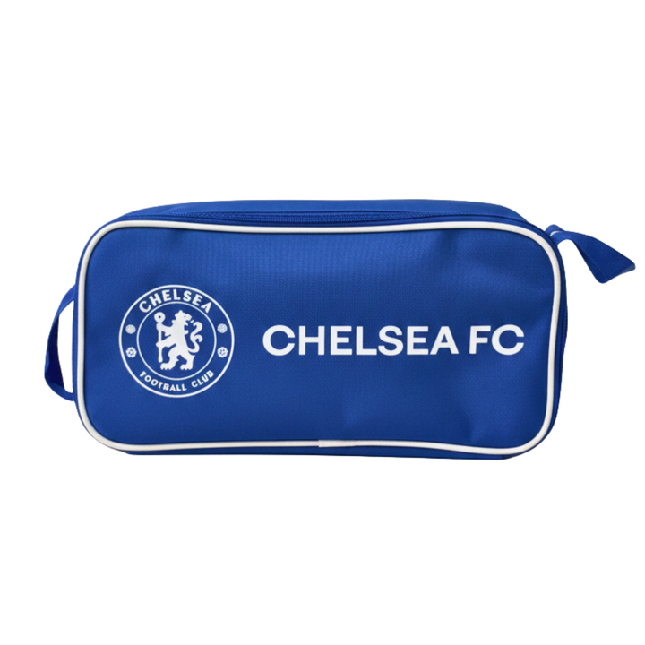 Icon Sports Chelsea FC Soccer Shoe Bag | Blue &amp; White 100% Polyester EPL Travel Bag