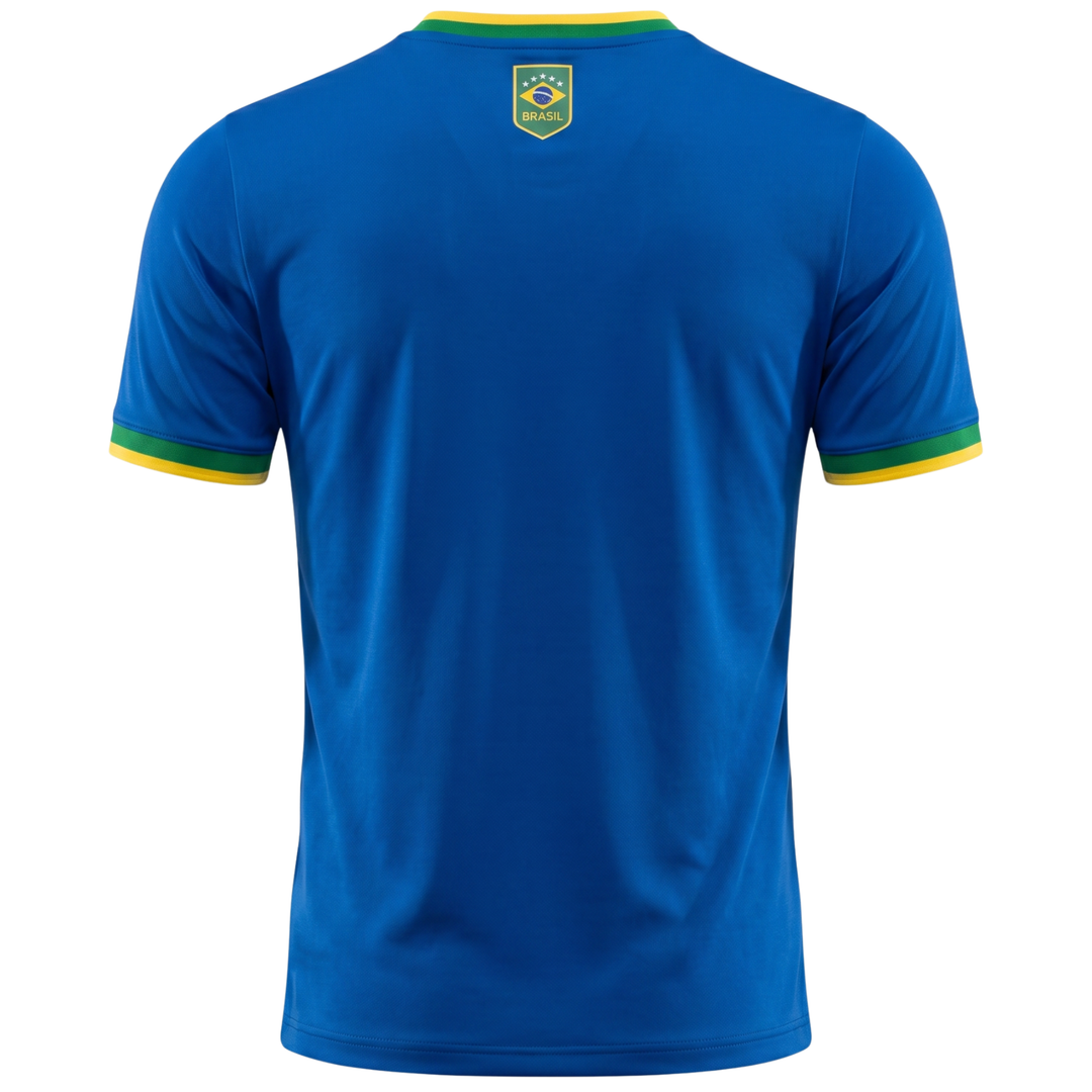 J4K Inc. Brazil World Cup Soccer Jersey | Blue Yellow Men &amp; Boys Apparel
