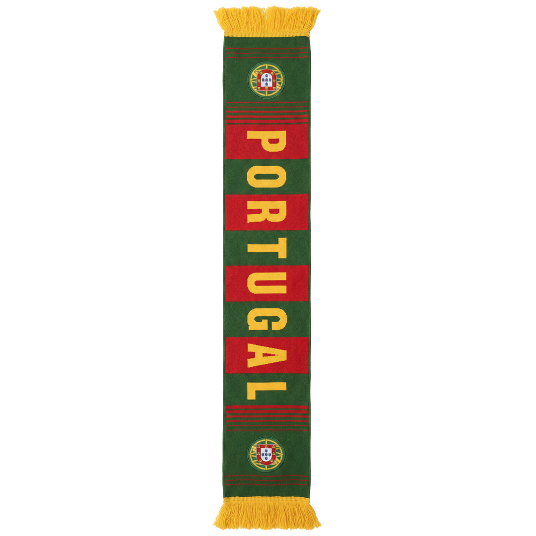 J4K Inc. Portugal World Cup Scarf | 67x7" Fan Accessory