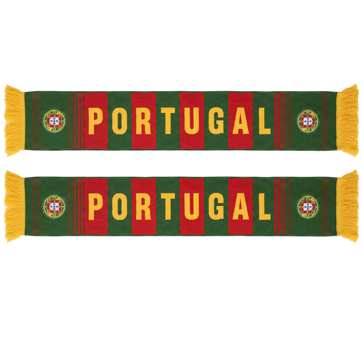 J4K Inc. Portugal World Cup Scarf | 67x7" Fan Accessory