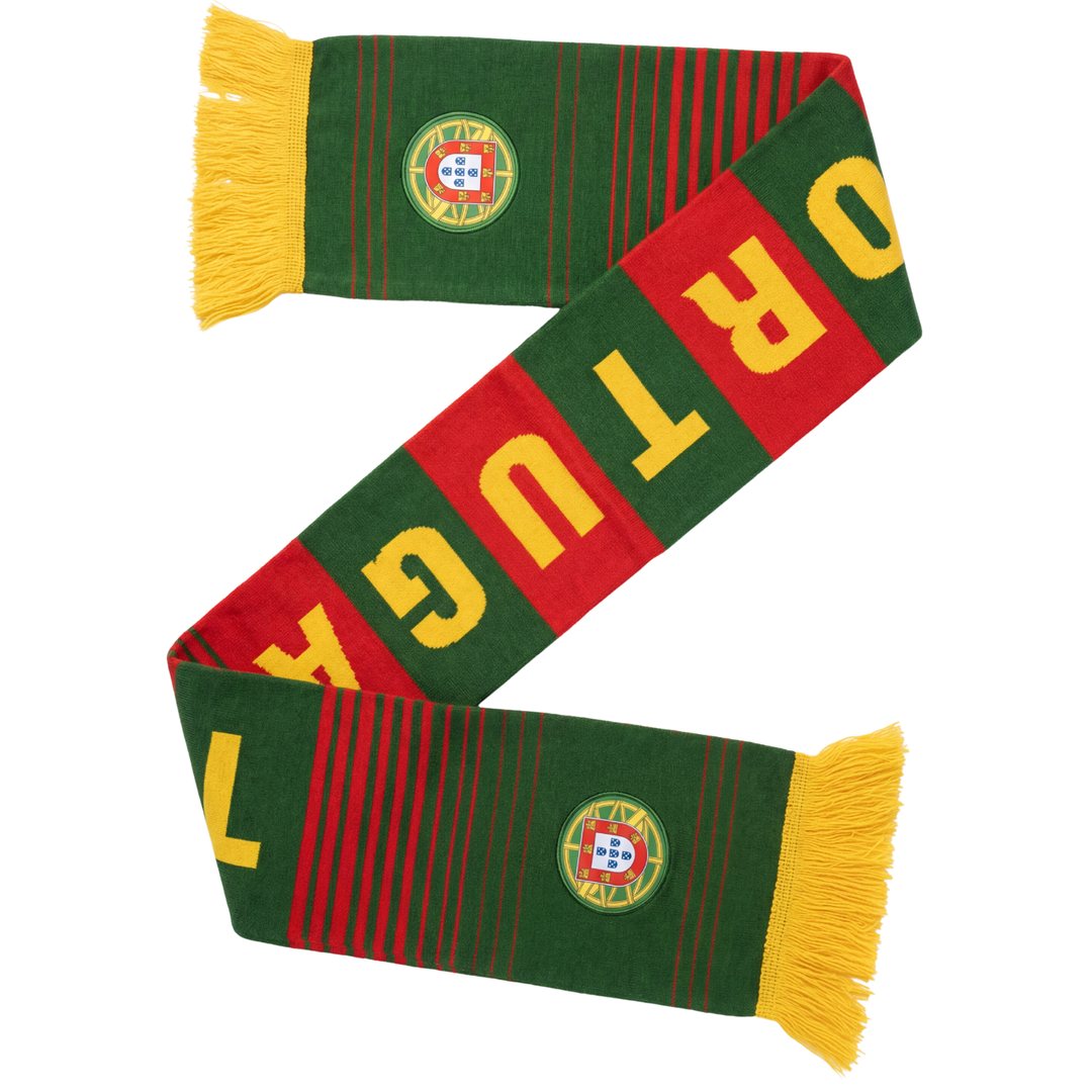 J4K Inc. Portugal World Cup Scarf | 67x7" Fan Accessory
