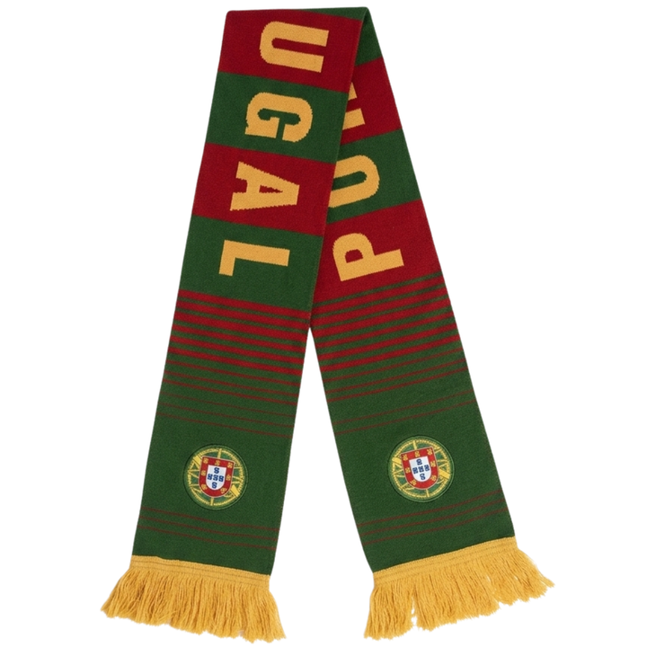 J4K Inc. Portugal World Cup Scarf | 67x7" Fan Accessory